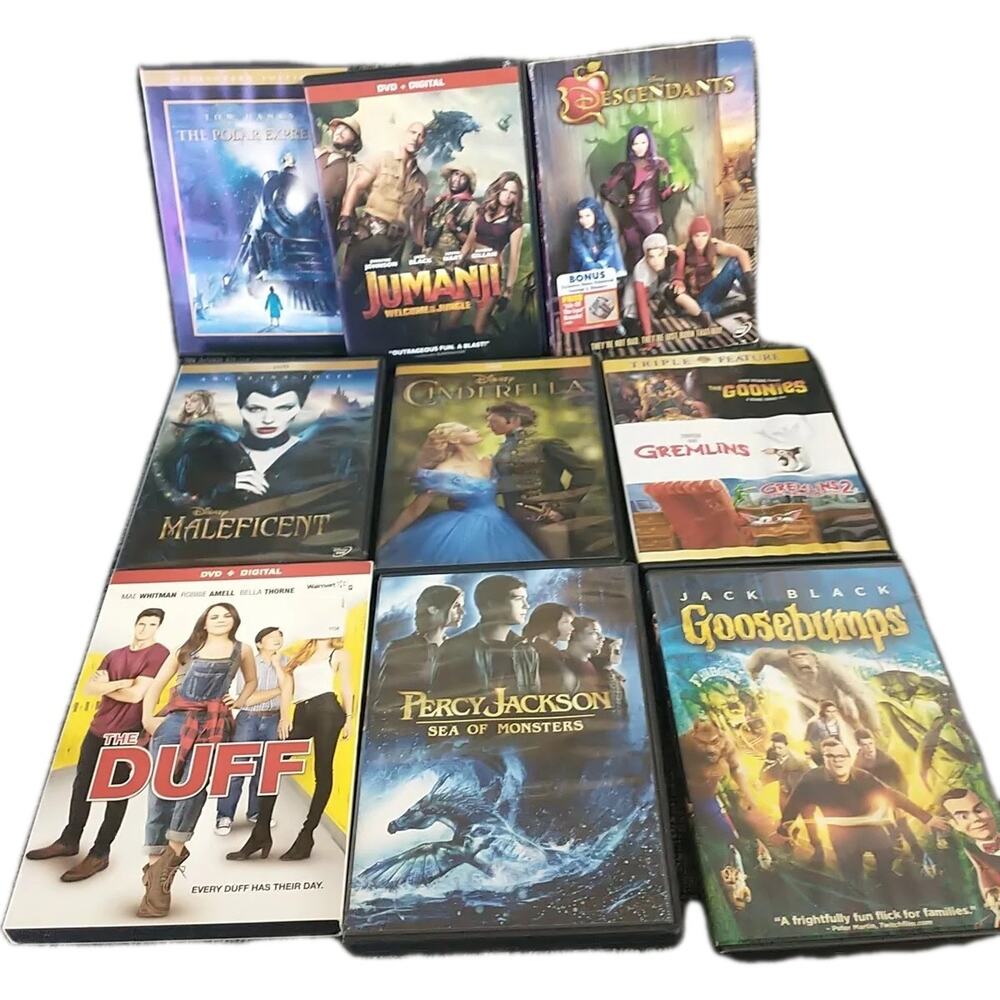 Lot Of 9 Family / Kids / Teen DVD Titles
